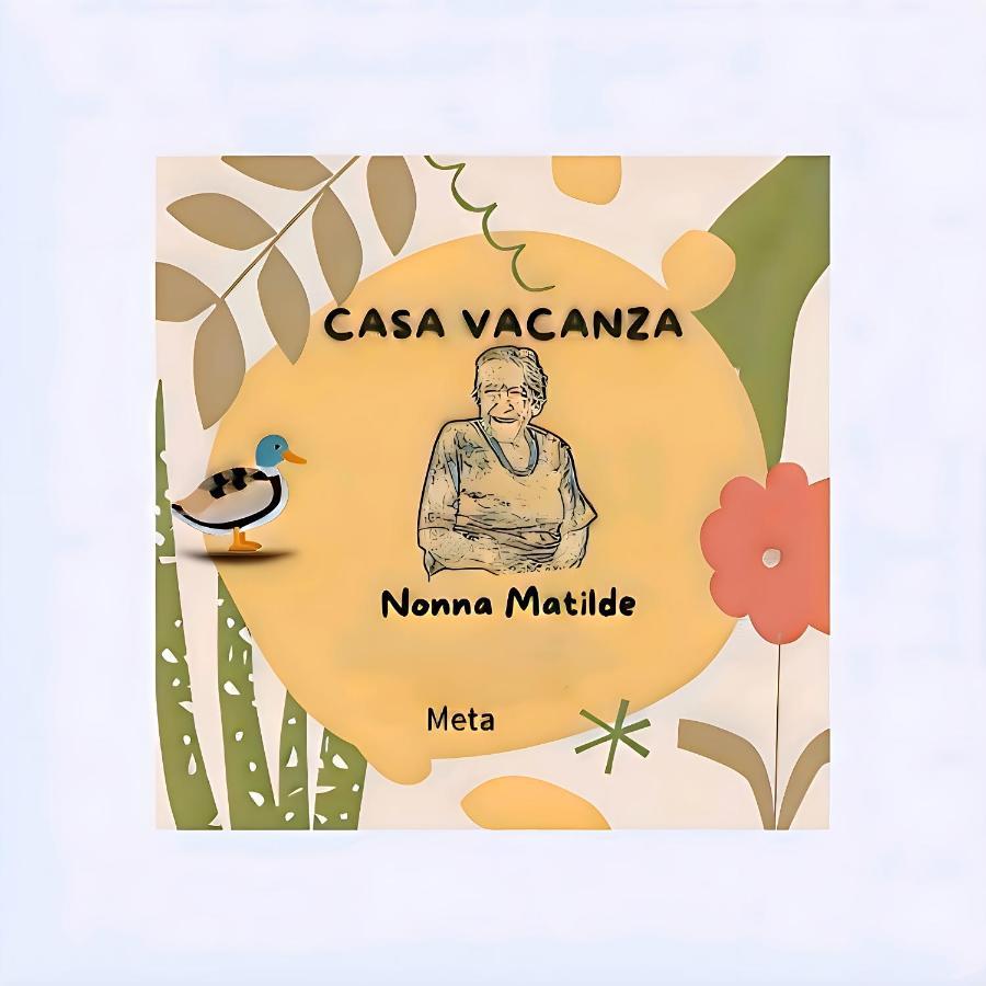 Casa Vacanza "Nonna Matilde" A Meta Di Sorrento, 600Mt Dal Mare, Casa Per 4 Екстер'єр фото